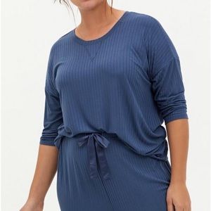 Torrid blue sleep top